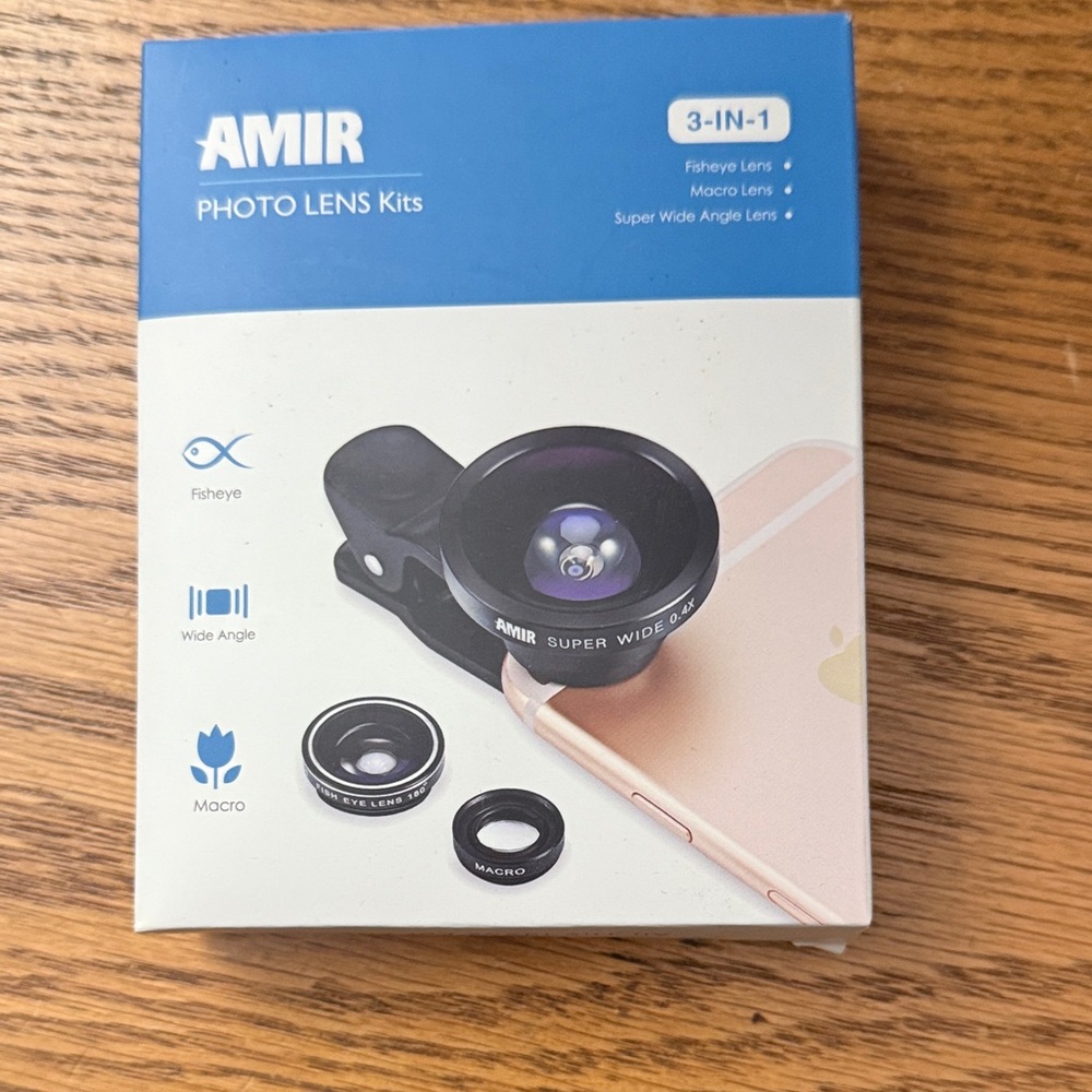 3-in-1 Black Photo Lens Kit
